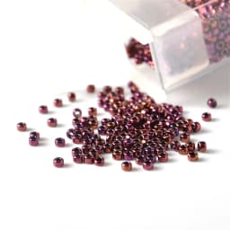 1.5mm Japan TOHO Round Beads 15/0 Metallic Color 10g 2500pcs Gold-plate Glass Seed Bead For Needlework Handemade Jewelry Making