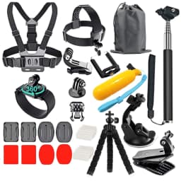Action Camera Accessories For Gopro Hero 9 8 7 5 4 For Dji Osmo Action Backpack Suction Cup For Glass Mount 4k Case Helmet