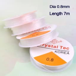 0.5/0.6/0.7/0.8/1mm Stretchy Elastic Beading Cord String Crystal Line Wire Thread for Jewelry DIY Making Bracelet Handmade