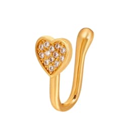 1Pcs New Crystal Zircon Butterfly Clip On Nose Ring Flower Fake Nose Piercing Clip On Earrings Nose Clip Fake Piercing Jewelry