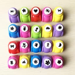 Mini Flower Hole Punch Tool for DIY Scrapbooking, Card Making, Paper Crafts - 3/5/7mm Handmade Calico Puncher