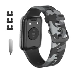 Sport Silicone Watchband For Huawei Watch Fit Strap Original SmarwatchWriststrap Belt Bracelet Printing Accessories with tool