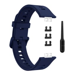 Sport Silicone Watchband For Huawei Watch Fit Strap Original SmarwatchWriststrap Belt Bracelet Printing Accessories with tool