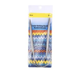 80cm 2.0-10 Mm Stainless Steel Circular Knitting Needles Crochet Needles For Knitting DIY Weaving Pins Needle Craft Tools