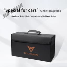 For Cupra Ateca Born Leon IBIZA Raval Formentor Terramar Tavascan Car Trunk Storage Box Capacity Foldable Stowing Tidying Bag