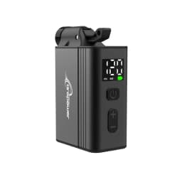 Mini Portable Electric Air Pump Bike Tire Inflator 120PSI with Screen Fast Charging with Presta Schrader Dunlop & Clik Valves