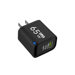 65W GaN USB C Charger 3 Ports Fast Charging Mobile Phone Adapter QC3.0 Wall for iPhone 16 17 Samsung Xiaomi Huawei EU US UK Plug