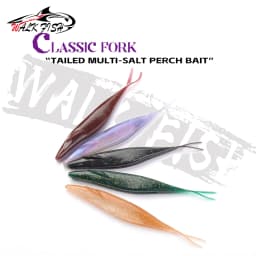 WALK FISH 6Pcs/Lot 12.7cm 9.6g PVC Forked Tail Sinking Soft Lure Artificial Silicone Swimbait Fishing Lure Pike Perch Bass Pesca