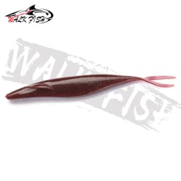 WALK FISH 6Pcs/Lot 12.7cm 9.6g PVC Forked Tail Sinking Soft Lure Artificial Silicone Swimbait Fishing Lure Pike Perch Bass Pesca