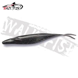 WALK FISH 6Pcs/Lot 12.7cm 9.6g PVC Forked Tail Sinking Soft Lure Artificial Silicone Swimbait Fishing Lure Pike Perch Bass Pesca