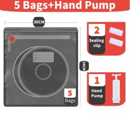 3D Printer Filament Storage Bag Moisture Proof Organizer Clear Window Pouch For 1kg PLA PETG TPU ABS Spools Foldable Carrier Bin
