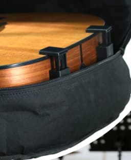 Guitar Steady Stands,Ultra-small Size Acoustic Guitar Stand,Portable Clamping Design Adjustable from 9cm to 12cm,Stand Upright