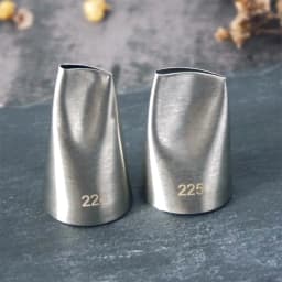 #225 Piping Nozzle Korea Bean Paste Rose Petal Icing Tips Cake Decorating Nozzles Cream Pasting Tools Medium Size