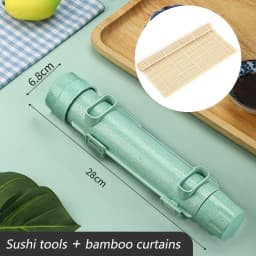 Push-type Sushi Mold Instant Diy Seaweed Rice Ball Maker Seaweed Rice Ball Tool Set Household Full Set Accessories Kitchen Molds