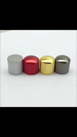 3pcs/4pcs Guitar Knobs Metal/Plastic 6mm Dome/Flat Top Tone Guitar Volume Tone Knobs Pot Control Knobs For Electric Guitar Bass