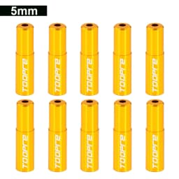 TOOPRE 10pcs/lot Bicycle Cable Cap Aluminum Alloy 4mm 5mm MTB Mountain Road Bike Shift Brake Cable Ends Line Cap Wire Tube Plugs