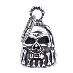 Motorcycle lucky riding dragon bell key chain for good luck prayer hand bell lucky riding bell