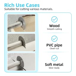 High-Speed Steel Saw Blades 10PCS, 1/4" Hex Shank Universal Fit for Grinders, Metal/Wood/Plastic Cutting Discs, Durable Rotary
