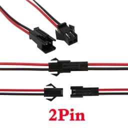 5Pair/10Pcs SM JST LED Connector Cable 2/3/4/5/6 Pin Plug Socket Male Female Wire Connector For RGB RGBW LED Strip Light Adapter