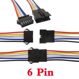 5Pair/10Pcs SM JST LED Connector Cable 2/3/4/5/6 Pin Plug Socket Male Female Wire Connector For RGB RGBW LED Strip Light Adapter