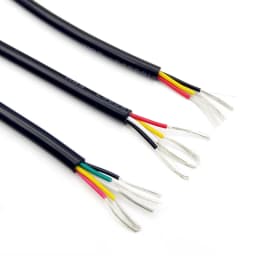 Copper Wire 28 26 24 22 20 18 16 AWG Signal Control Wire Channel Audio 2 3 4 5 6 7 8 9 10 Cores Black White UL2464 Power Cable