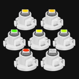 10pcs Super Bright T3 T4.2 T4.7 LED Light Bulbs Car Interior Instrument Lamp Auto Dashboard Indicator Light 12V