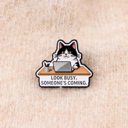 Funny Office Social Cats Enamel Pins Animals Dinosaur Butterfly Quotes Brooch Lapel Pin Badge Accessories Fashion Jewelry Gifts