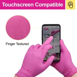 20/50/100PCS Pink Nitrile Disposable Gloves Latex Free Household Cleaning Gloves for Food Pre Tattoo Beauty Esthetician