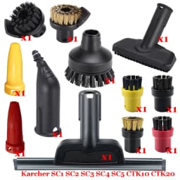 For Karcher Steam Vacuum Cleaner Machine SC1 SC2 SC3 SC4 SC5 SC7 CTK10 CTK20 Parts Brush Head Powerful Nozzle Accessories