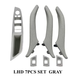 Left Hand Drive LHD Leather Interior Door Pull Handle Assembly Set for BMW 5 Series F10 F11 F18 520 523 525 528 530 535