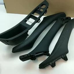 Left Hand Drive LHD Leather Interior Door Pull Handle Assembly Set for BMW 5 Series F10 F11 F18 520 523 525 528 530 535