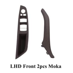 Left Hand Drive LHD Leather Interior Door Pull Handle Assembly Set for BMW 5 Series F10 F11 F18 520 523 525 528 530 535