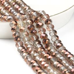 Glass Beads for Bracelets 3/4/6/8mm Faceted Multicolor Austria Crystal Round Loose Beads for Jewelry Making Diy Bracelet Strand