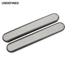 For Harley Sportster Dyna Universal Motorcycle Reflector Rectangle Saddlebag Latch Cover Front Reflectors Case Safety Warning