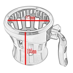 Motorcycle Handlebar Mounted Drink Cup Driver Drink Cup Holder For Harley Road King Electra Glide Sportster Dyna Softail 1996-UP