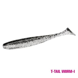 TSURINOYA NEW SIZE 100mm 120mm T Tail Worm Soft Lures Easy Shiner Artificial Soft Baits Odor Added For Bass Fishing Wobblers