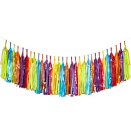 20pcs Multicolor DIY Tissue Paper Tassel Garland Sets Baby Shower Anniversary Birthday Party Wedding Decoration Crafts Supplies