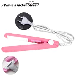 Mini Portable Heat Sealing Machine Food Vacuum Sealer Seal Packing Plastic Impulse Sealer Household Bag Clips Handheld