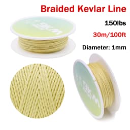 Kevlar Line 0.8mm~3.5mm Wear-Resistant Fishing Line Outdoor Camping Hiking Kite String Braided Fishing Assist Line Refractory