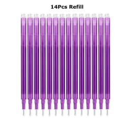 0.7mm Magic Erasable Pen Press Gel Pen Set 8 Colors Erasable Refill Rod Gel Ink Stationery Retractable Pens Washable Handle Rod