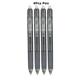 0.7mm Magic Erasable Pen Press Gel Pen Set 8 Colors Erasable Refill Rod Gel Ink Stationery Retractable Pens Washable Handle Rod