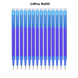 0.7mm Magic Erasable Pen Press Gel Pen Set 8 Colors Erasable Refill Rod Gel Ink Stationery Retractable Pens Washable Handle Rod