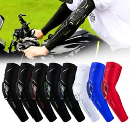 2Pcs/Pair Sport Crashproof Knee Support Pad Elbow Brace Arm Leg Compression Sleeve Outdoor Basketball Football Bicycle Protector