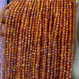 Natural Zircon Beads 2 3 4mm Tiny Stone Loose Spacer Bead For Necklace Bracelets Accessories Jewelry Making 15.5" Strand