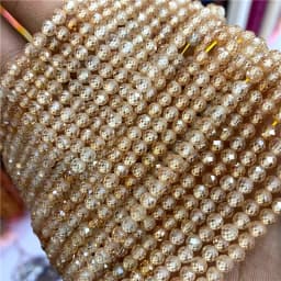 Natural Zircon Beads 2 3 4mm Tiny Stone Loose Spacer Bead For Necklace Bracelets Accessories Jewelry Making 15.5" Strand