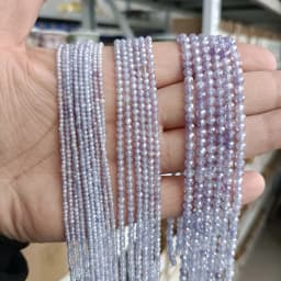 Natural Zircon Beads 2 3 4mm Tiny Stone Loose Spacer Bead For Necklace Bracelets Accessories Jewelry Making 15.5" Strand