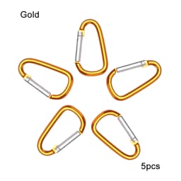 Alloy Carabiner Camping Hiking Hook Safety Aluminum D-Ring Key Chain Clip Keyring Snap Hook Outdoor Travel Kit High Quality