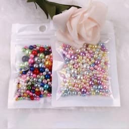 150pcs Mix 3-8mm Colorful Pearls Beads Imitation Plastic Beads for Needdlework Jewelry Making DIY Beacelet Necklace Findings