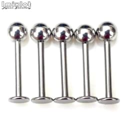 45/90Pcs Mixed Styles Stainless Steel Eyebrow Navel Belly Lip Tongue Nose Piercing Bar Ring Labret Barbell Tunnel Body Jewelry