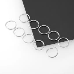 10pcs Stainless Steel Nose Stud Set Nose Piercing Set Nose Ring Nariz Bone Studs Screws for Man Women Nostril Body Jewelry 20G